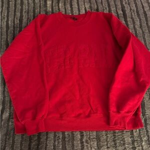 THE BAR HERITAGE SWEATSHIRT RUBY